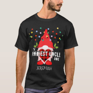 T-shirt FUNNIEST ONCLE Famille Gnome de Noël