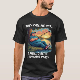 T-shirt Funny 007 Fisherman Excuses Tee