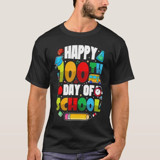 T-shirt Funny 100 Days Of School Students Teachers 2023 Bo (Devant)