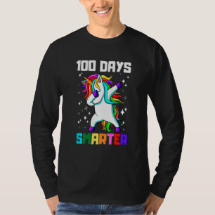 T-shirt Funny 100 Days Smarter 100th Day Of School Dabbing