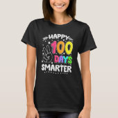 T-shirt Funny 100 Days Smarter Happy 100th Day Of School S (Devant)