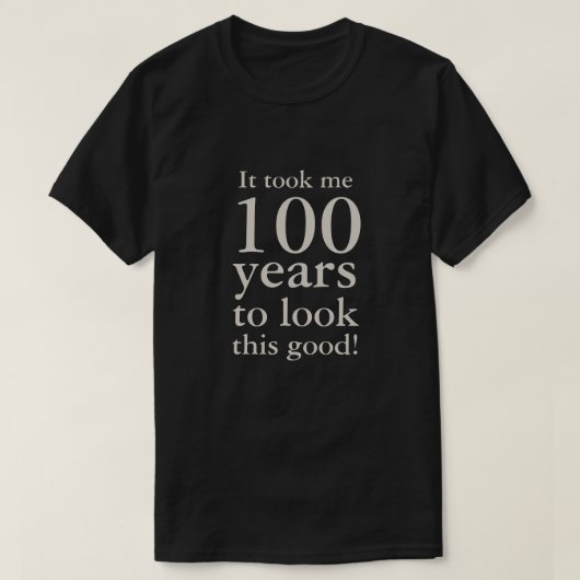 T-shirt Funny 100e anniversaire commémoratif (Design devant)