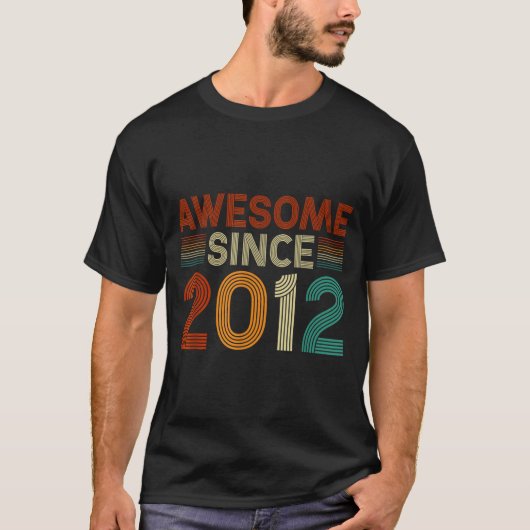 T-shirt Funny 13 Year Old Awesome Since 2012 Birthday Son (Devant)