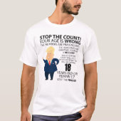 T-shirt Funny 18e année Anniversaire présent Bonne année d (Devant)