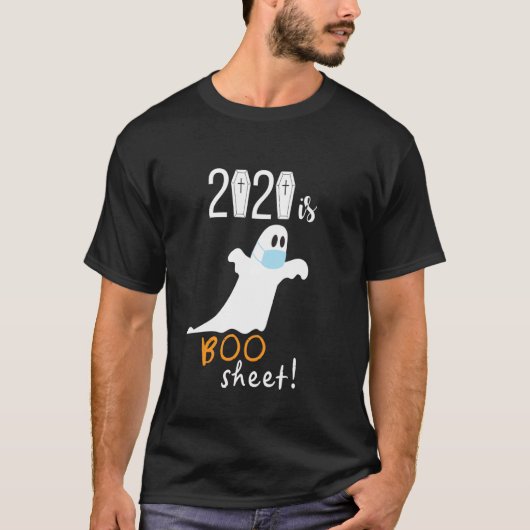 T-shirt Funny 2020 Est Boo Sheet! Halloween fantôme avec m (Devant)