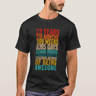 T-shirt Funny 23E Anniversaire Chemise Vieux Mètre Drôle 2