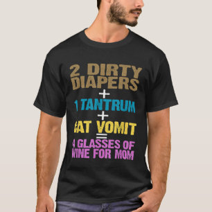T-shirt Funny 2 Diapeurs 1 Tantrum Cat Vomit 4 Lunettes de