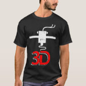 T-shirt Funny 3D Printing Rapid Prototyping Pla Filament 3 (Devant)
