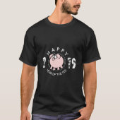 T-shirt Funny 4 Cartoon Pig Année coutume 2019 Man Tee (Devant)
