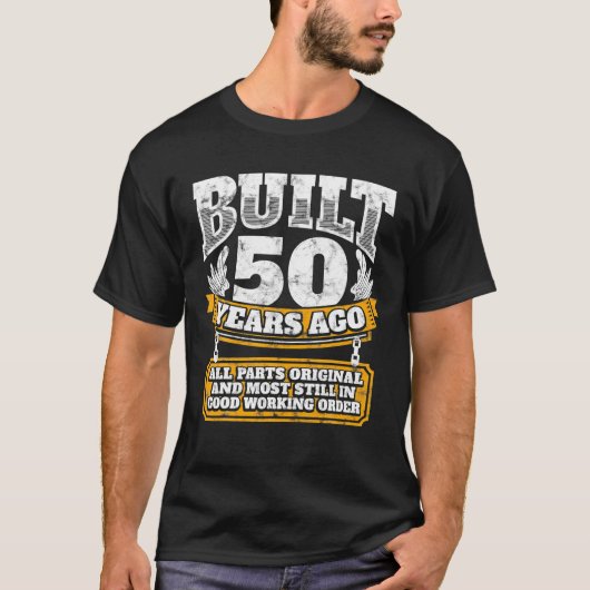 T-shirt Funny 50e anniversaire B jour cadeau dire âge 50 a (Devant)