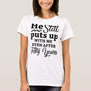 T-shirt Funny 50e anniversaire de Mariage