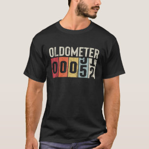 T-shirt Funny 52 ans Oldometer Vintage 52e anniversaire