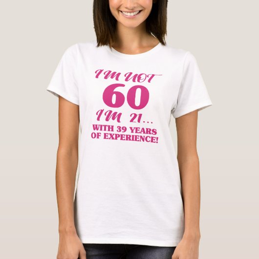 T-shirt Funny 60e anniversaire (Devant)