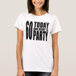 T-shirt Funny 60e anniversaire : 60 Aujourd'hui et prêt à<br><div class="desc">Un nouveau design pour 2013 et une partie de ma série de cadeaux créés spécifiquement pour les anniversaires. J'aime vraiment l'humour drôle et positif de ce design. La lettre est grande, audacieuse et confiante. Le design se décline en deux couleurs : noir & blanc et rose & blanc. Je pense...</div>