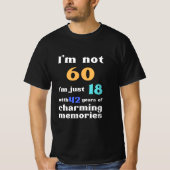 T-shirt Funny 60e anniversaire, anniversaire des Pères, an (Devant)
