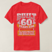 T-shirt Funny 60e anniversaire B-Day cadeau dire âge 60 an (Design devant)