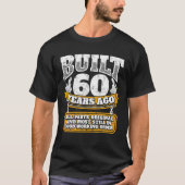 T-shirt Funny 60e anniversaire B jour cadeau dire âge 60 a (Devant)