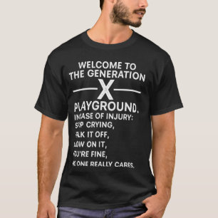 T-shirt Funny 60s les années 70 80s Hommes Femmes Bienvenu