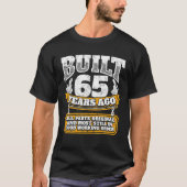 T-shirt Funny 65th Birthday B Day Cadeau disant âge 65 ans (Devant)