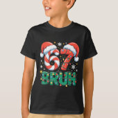 T-shirt Funny 67 Bruh Christmas Design Meme Lights Candy C (Devant)