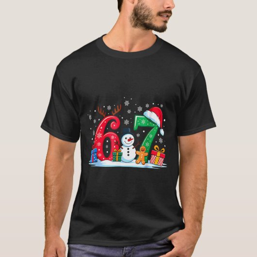 T-shirt Funny 67 Christmas 6 7 Six Seven Meme 6 7 Matching (Devant)