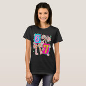 T-shirt Funny 67 Coquette Bow Design For Girly Aesthetic L (Devant entier)