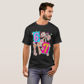 T-shirt Funny 67 Coquette Bow Design For Girly Aesthetic L (Devant entier)