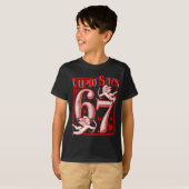 T-shirt Funny 67 Cud Says 67 Valentine Couple Matching Six (Devant entier)