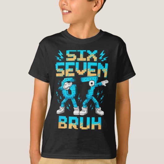 T-shirt Funny 67 Dab Six Seven Burh Christmas 6 7 Dabbing (Devant)