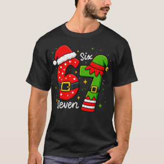 T-shirt Funny 67 Meme Six Seven Christmas Xmas Holiday Kid