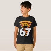 T-shirt Funny 67 Meme Six Seven Humor Food Zza  (Devant entier)