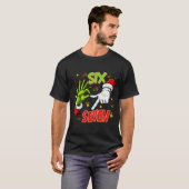 T-shirt Funny 67 Santa Hand Christmas Six Seven Meme Teens (Devant entier)