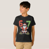 T-shirt Funny 67 Santa Six Seven Christmas 67 Meme Bruh Bo (Devant entier)