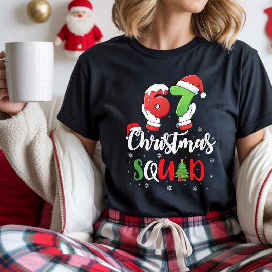 T-shirt Funny 67 Six Seven Brianrot Christmas Squad