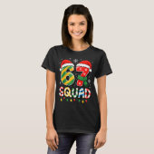 T-shirt Funny 67 Squad Candy Cane Santa Hat Christmas Men  (Devant entier)
