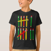 T-shirt Funny 67 Tally Marks Math For Teachers Students Si (Devant)