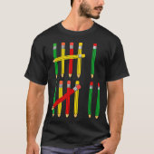 T-shirt Funny 67 Tally Marks Math For Teachers Students Si (Devant)
