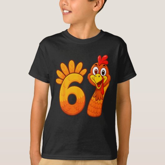 T-shirt Funny 67 Thanksgiving Meme Turkey Six Seven Costum (Devant)