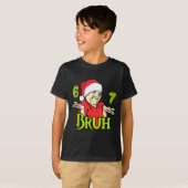 T-shirt Funny 6 7 Bruh Merry Christmas Santa 67 Meme Men W (Devant entier)