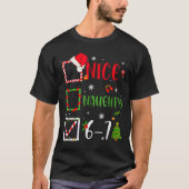 T-shirt Funny 6-7 Meme Nice Naughty 67 Christmas Brain Rot (Devant)