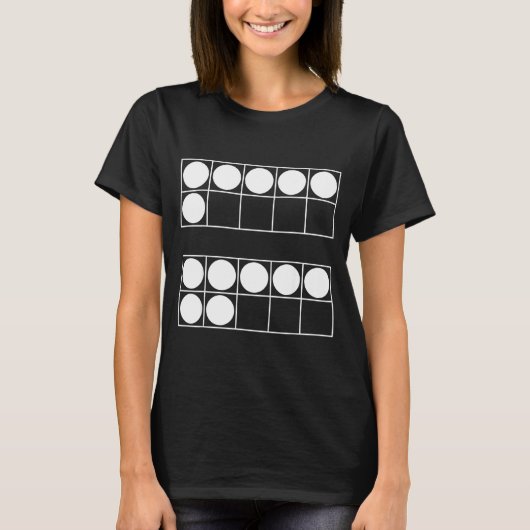 T-shirt Funny 6 7 Number Teachers Students Six Seven Meme (Devant)