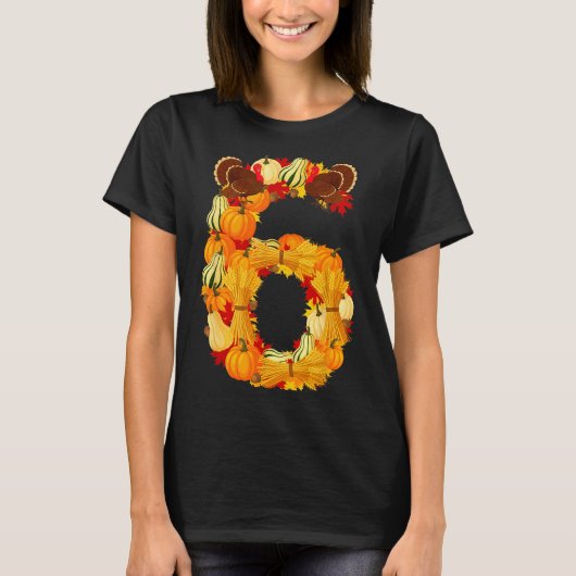 T-shirt Funny 6 7 Six Seven Meme Couple Thanksgiving Turke (Devant)