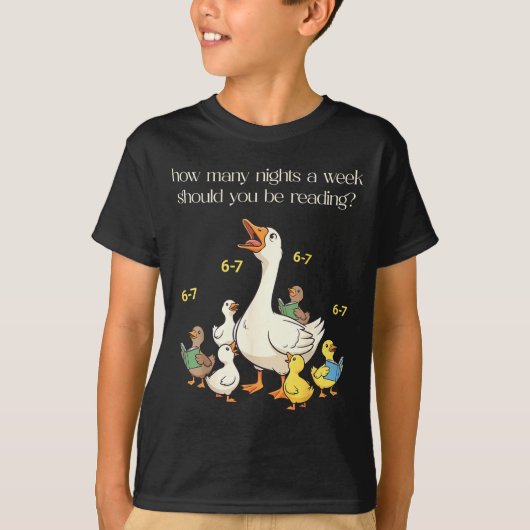 T-shirt Funny 6 7 Six Seven Reading For Teacher Kids Book  (Devant)