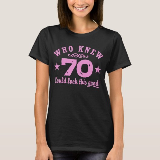 T-shirt Funny 70e anniversaire (Devant)
