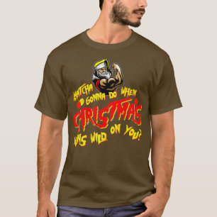 T-shirt Funny 80s Pro Wrestling Christmas Whatcha Do