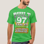 T-shirt Funny 97th Birthday Shirt Vintage construit 97 ans<br><div class="desc">Funny 97th Birthday Shirt Vintage Construit Il Y A 97 Ans Plaisanterie.</div>