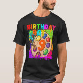 T-shirt Funny 9E Anniversaire Boy Art Peinture B Jour 9 An (Devant)