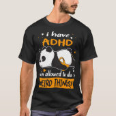 T-shirt Funny ADHD (Devant)