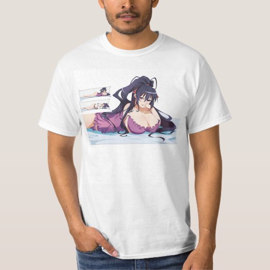 T-shirt Funny Akeno Himejima Sexy (Devant)