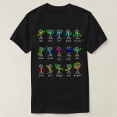 T-shirt Funny Algebra Danse Fonction Math Enseignant Geek  (Design devant)